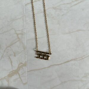 Stainless Steel 555 Elegant Gold Necklace